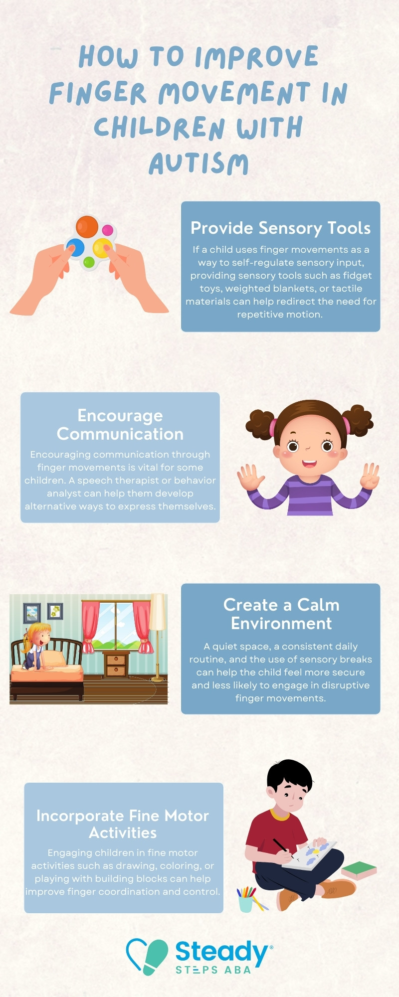 finger movement in autism