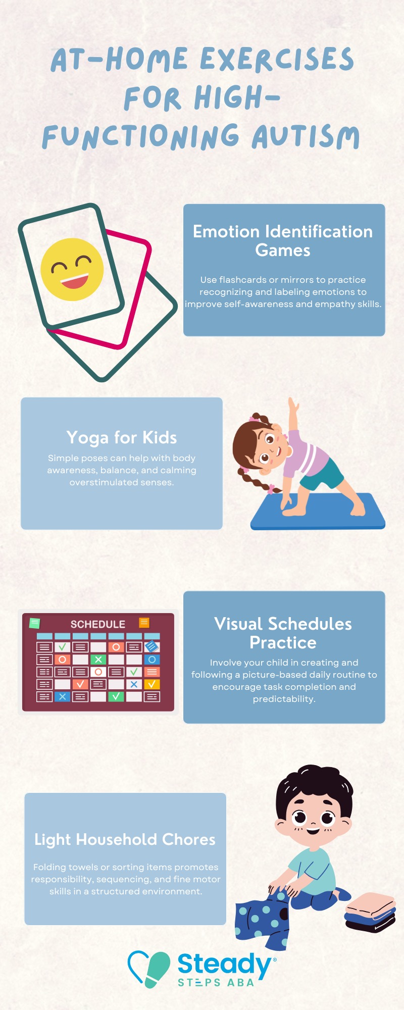 At Home Exercises for High Functioning Autism